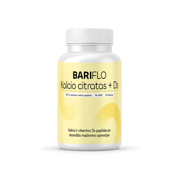 Kalcio citratas ir vitaminas D3